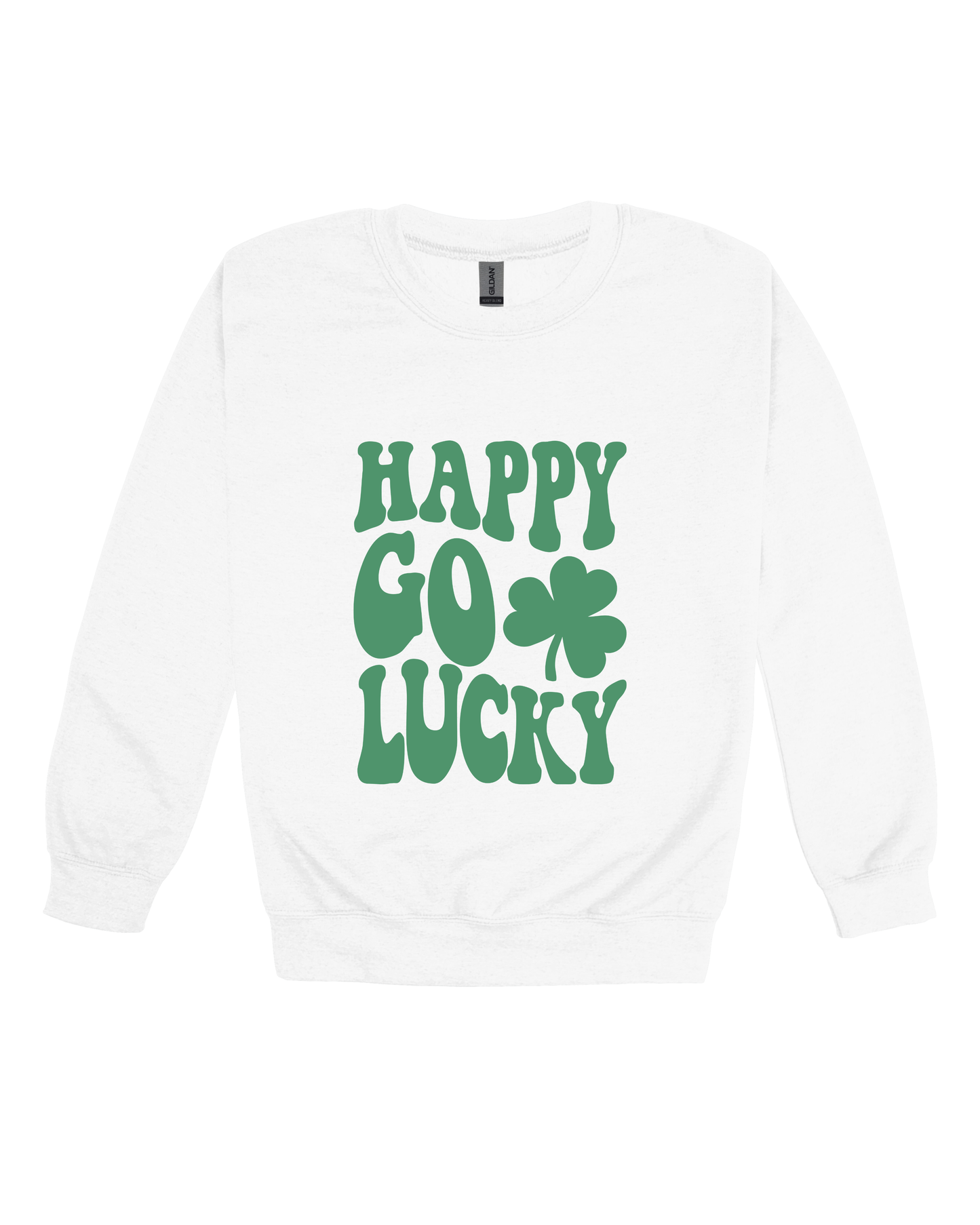 Happy Go Lucky Adult Sweatshirt