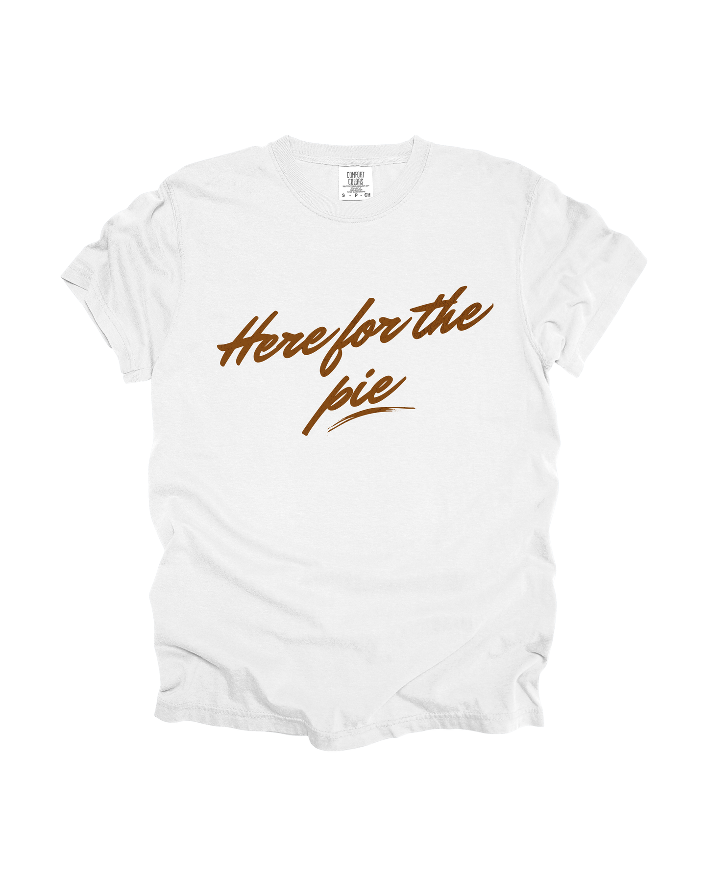 Here For The Pie Adult Tee