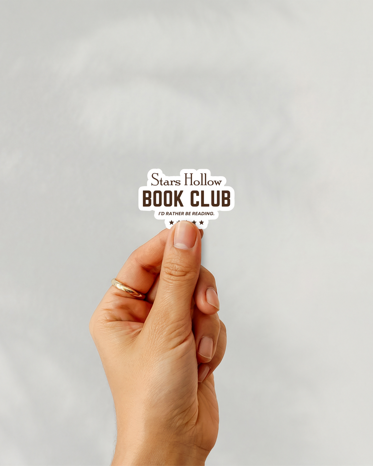 Gilmore Girls Stars Hollow Book Club Vinyl Sticker