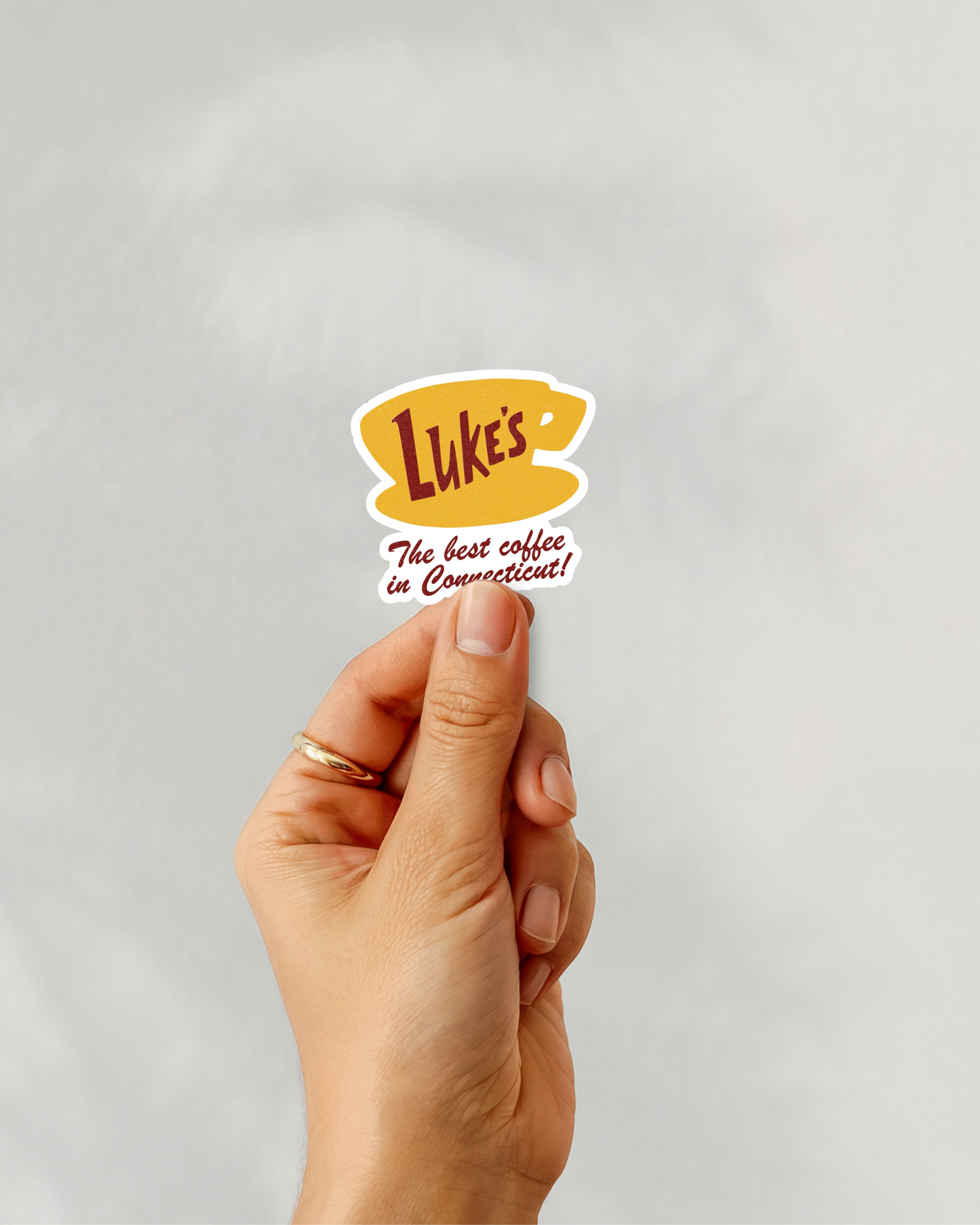Gilmore Girls The Best Coffee In CT Vinyl Sticker