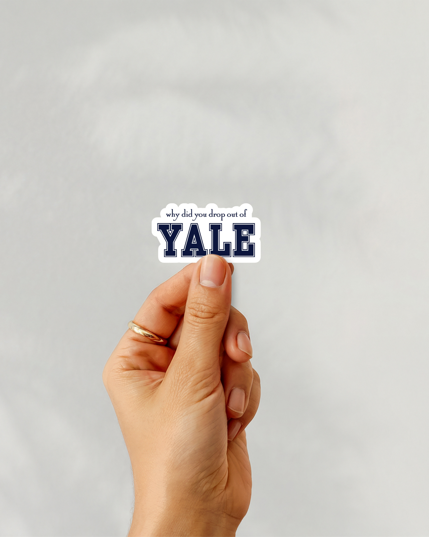 Gilmore Girls Yale Vinyl Sticker