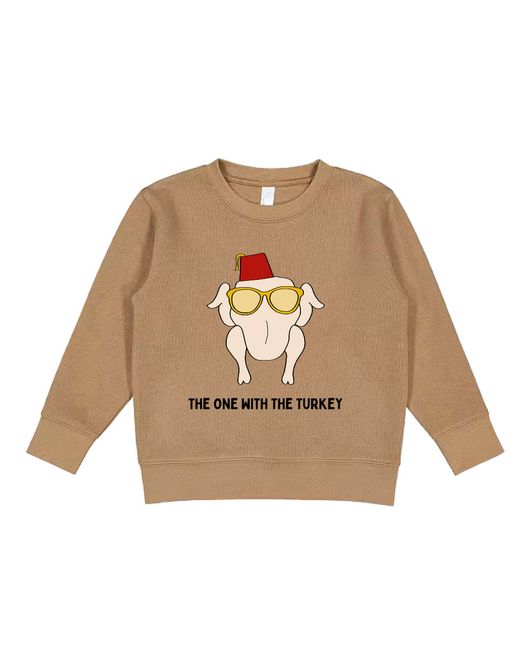 The One With The Turkey Toddler Sweatshirt