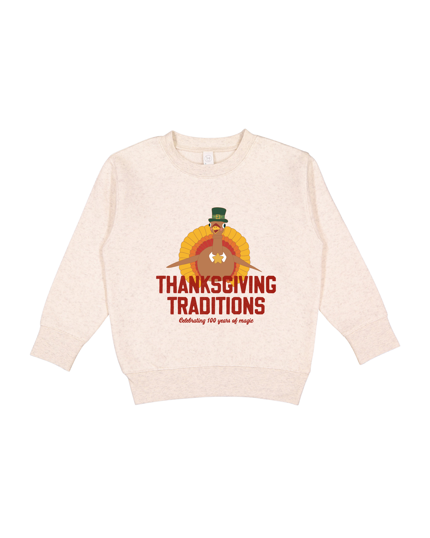 Thanksgiving Traditions Turkey Toddler Sweatshirt
