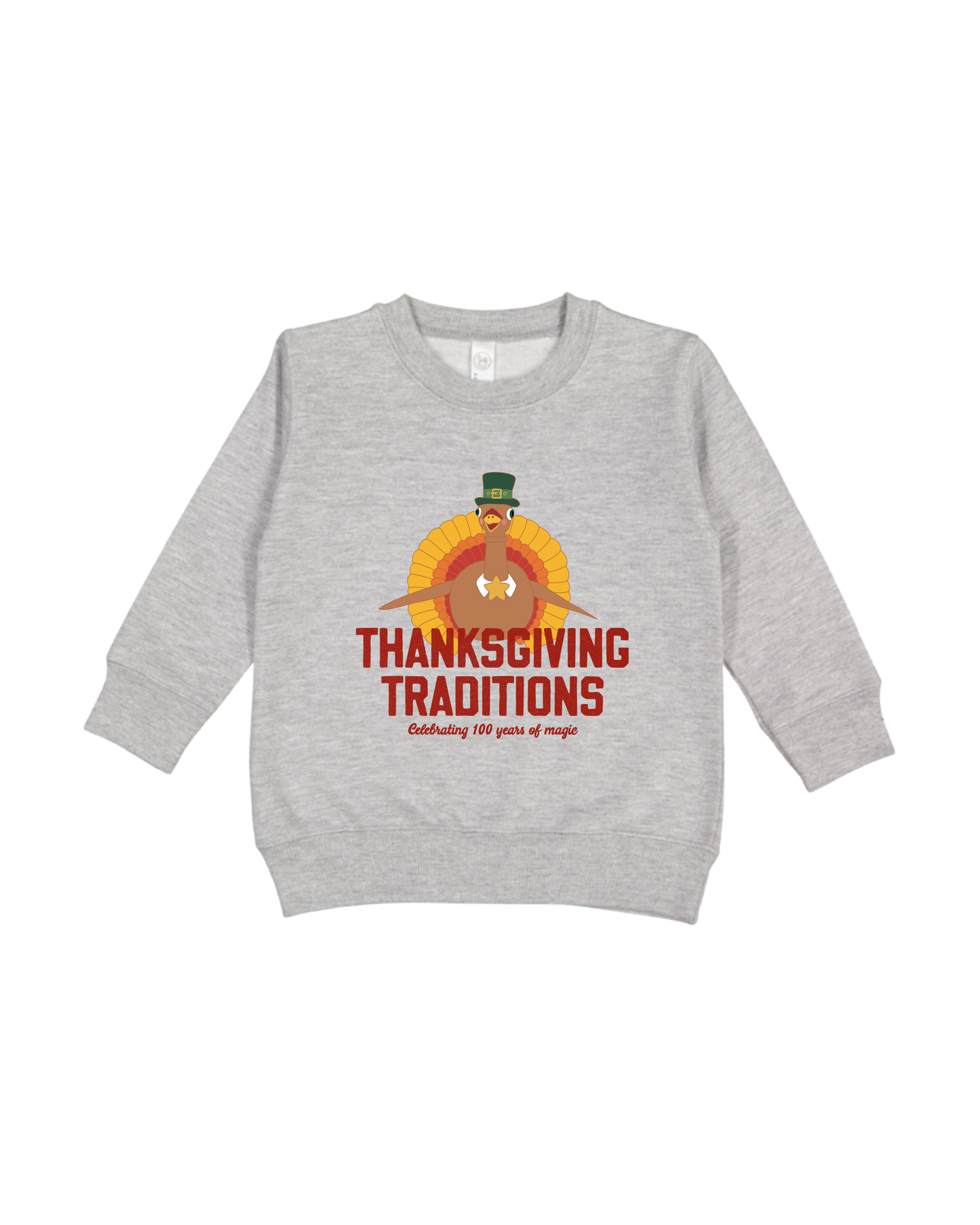 Thanksgiving Traditions Turkey Toddler Sweatshirt