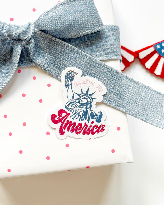 Made in America Vinyl Sticker
