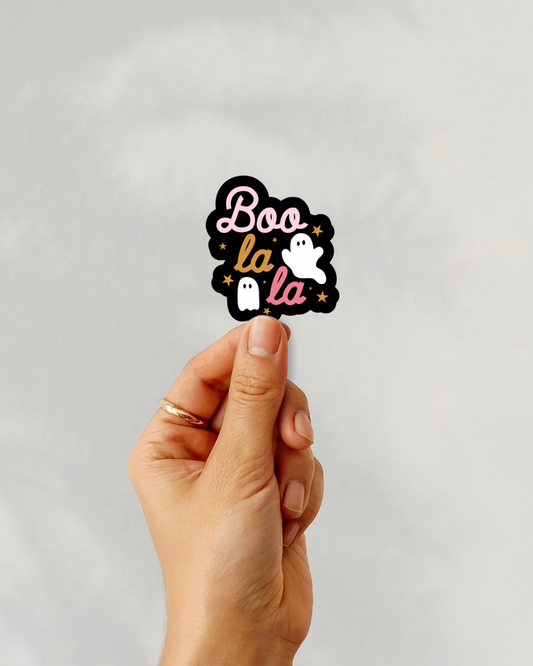 Boo La La Vinyl Sticker