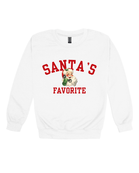 Santa’s Favorite Adult Sweatshirt