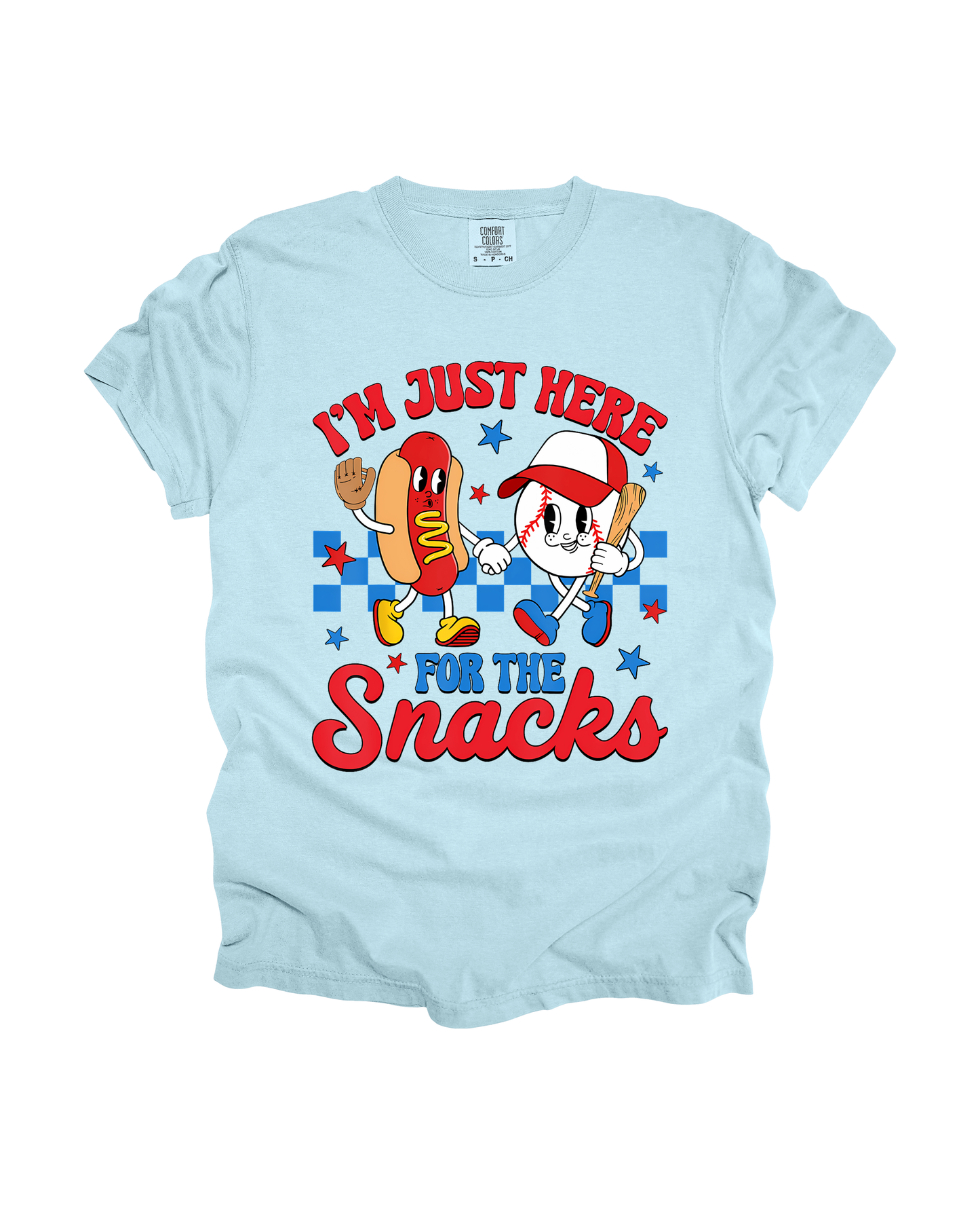 I’m Just Here For The Snacks Adult Tee