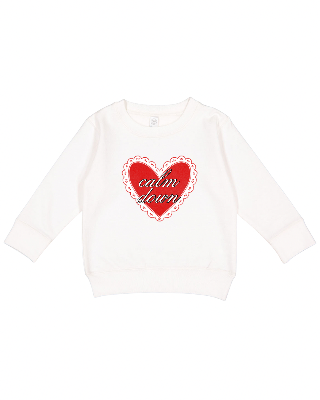 Calm Down Toddler Sweatshirt