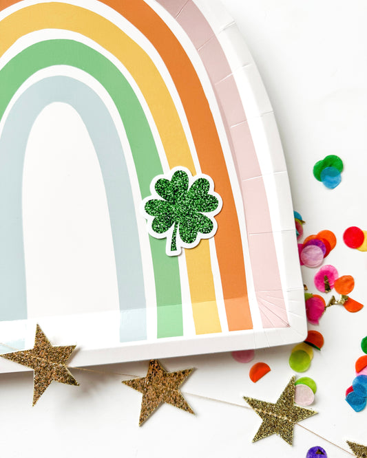 Green Clover Vinyl Sticker