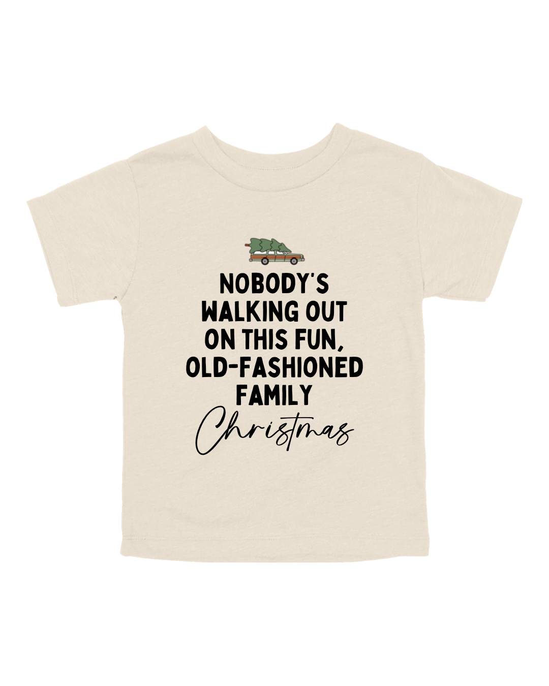 Old-Fashioned Family Christmas Youth Tee