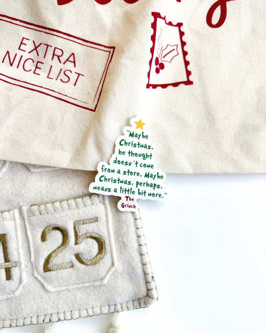 The Grinch Tree Vinyl Sticker