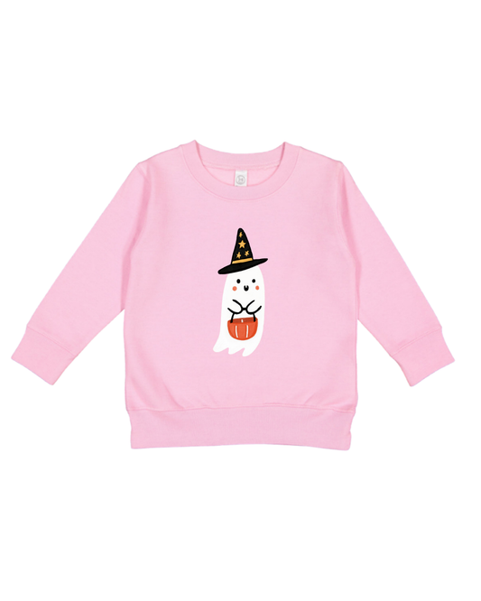 Whimsy Ghost Toddler Sweatshirt