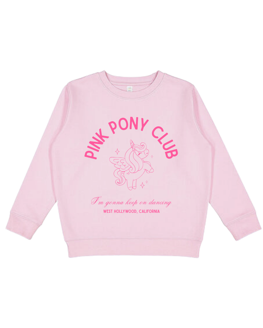 Pink Pony Club Youth Sweatshirt