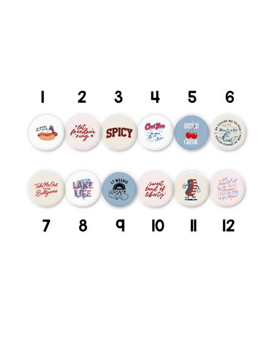 4th of July Button