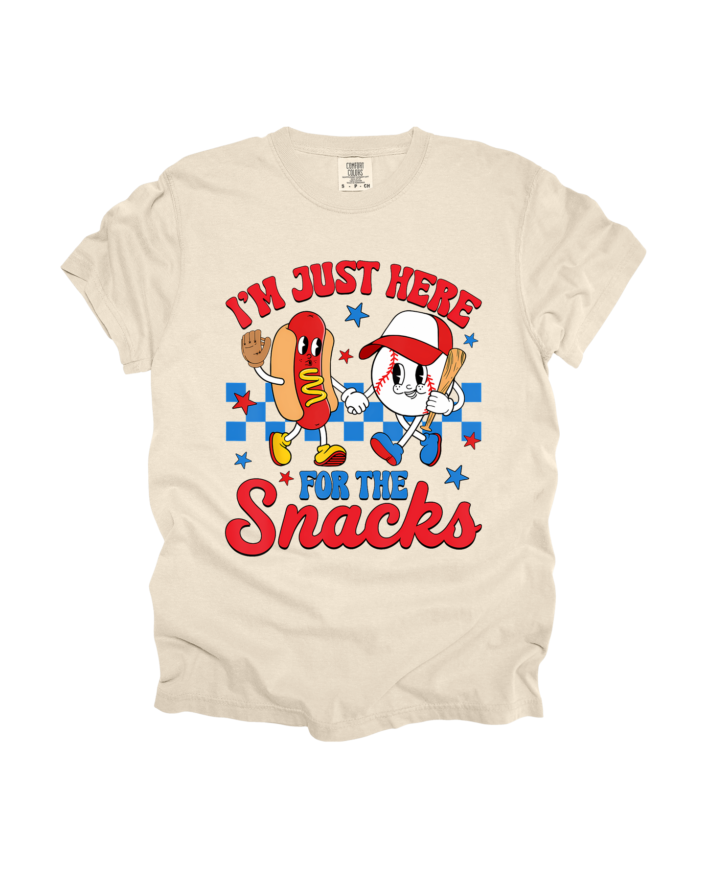 I’m Just Here For The Snacks Adult Tee