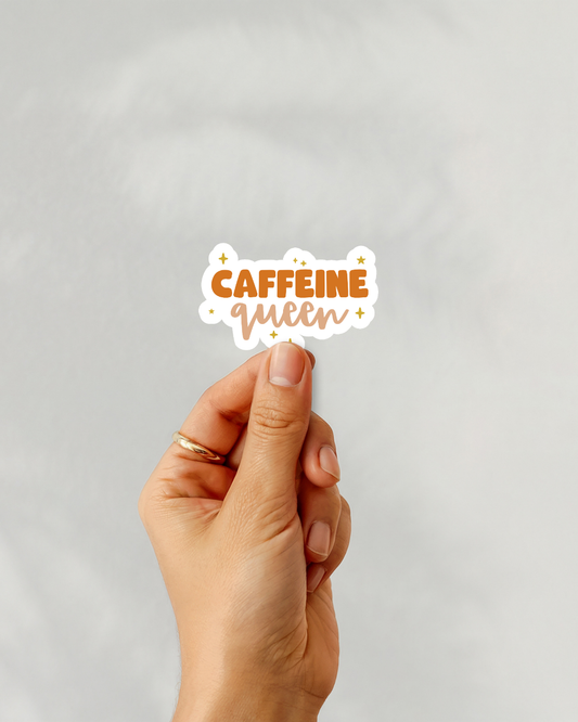 Gilmore Girls Caffeine Queen Vinyl Sticker