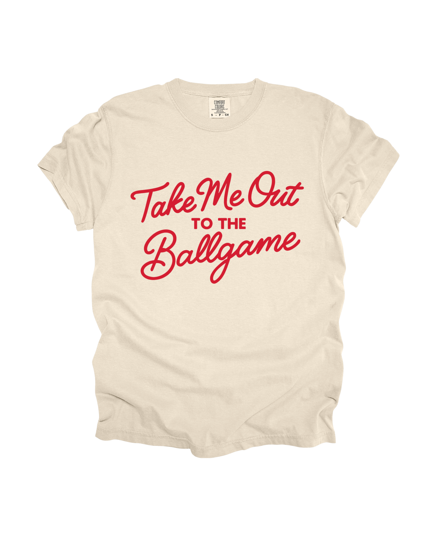 Take Me Out To The Ballgame Adult Tee