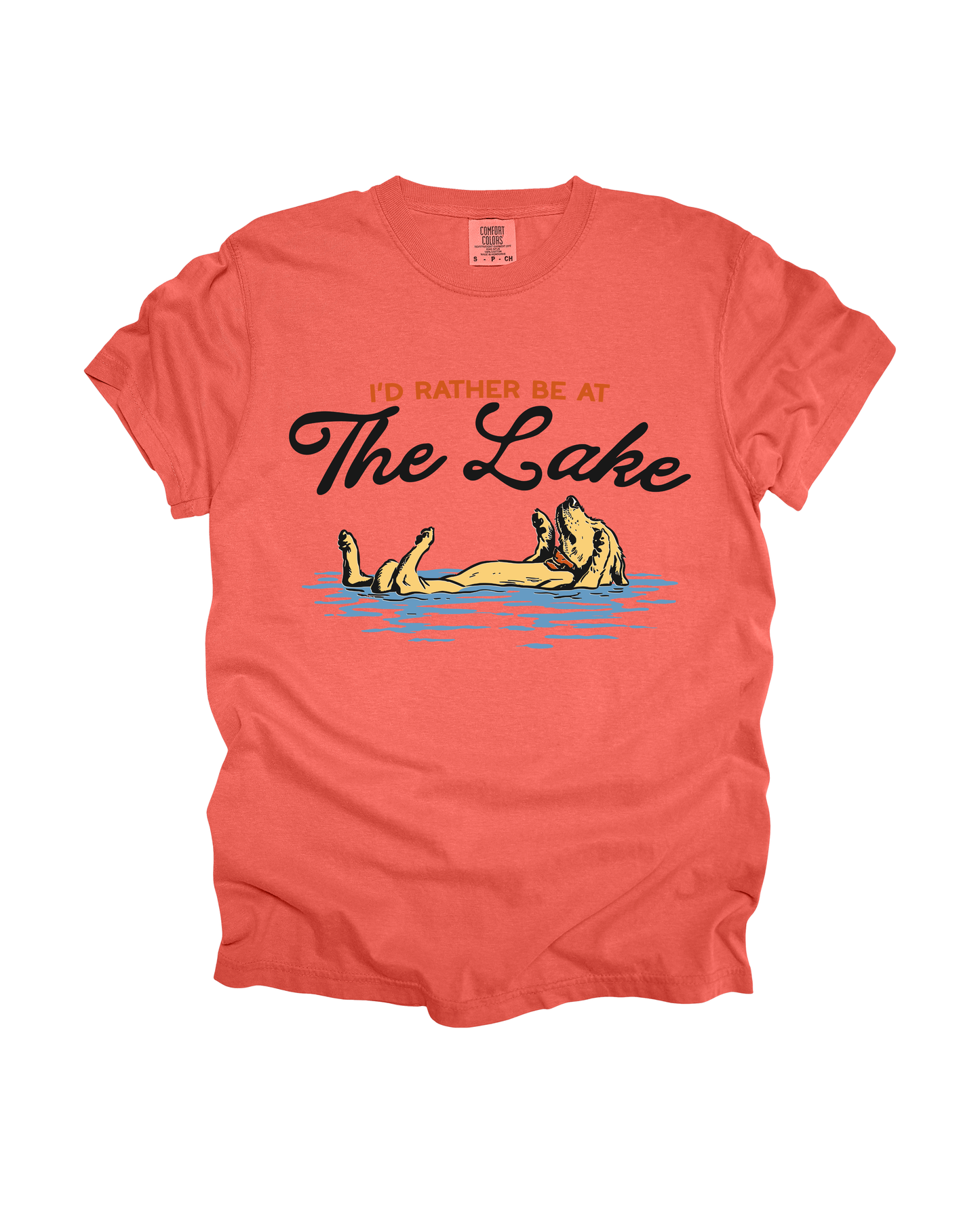 I’d Rather Be At The Lake Adult Tee