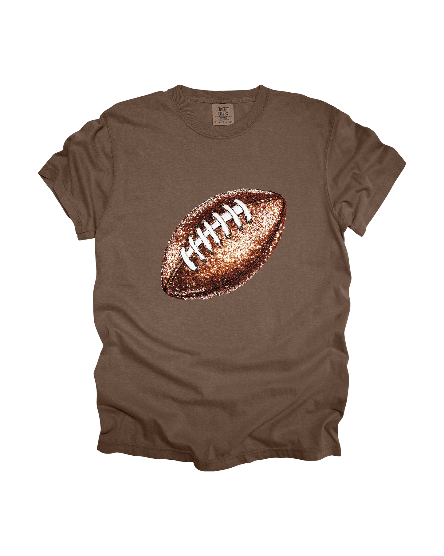 Sequin Football Adult Tee