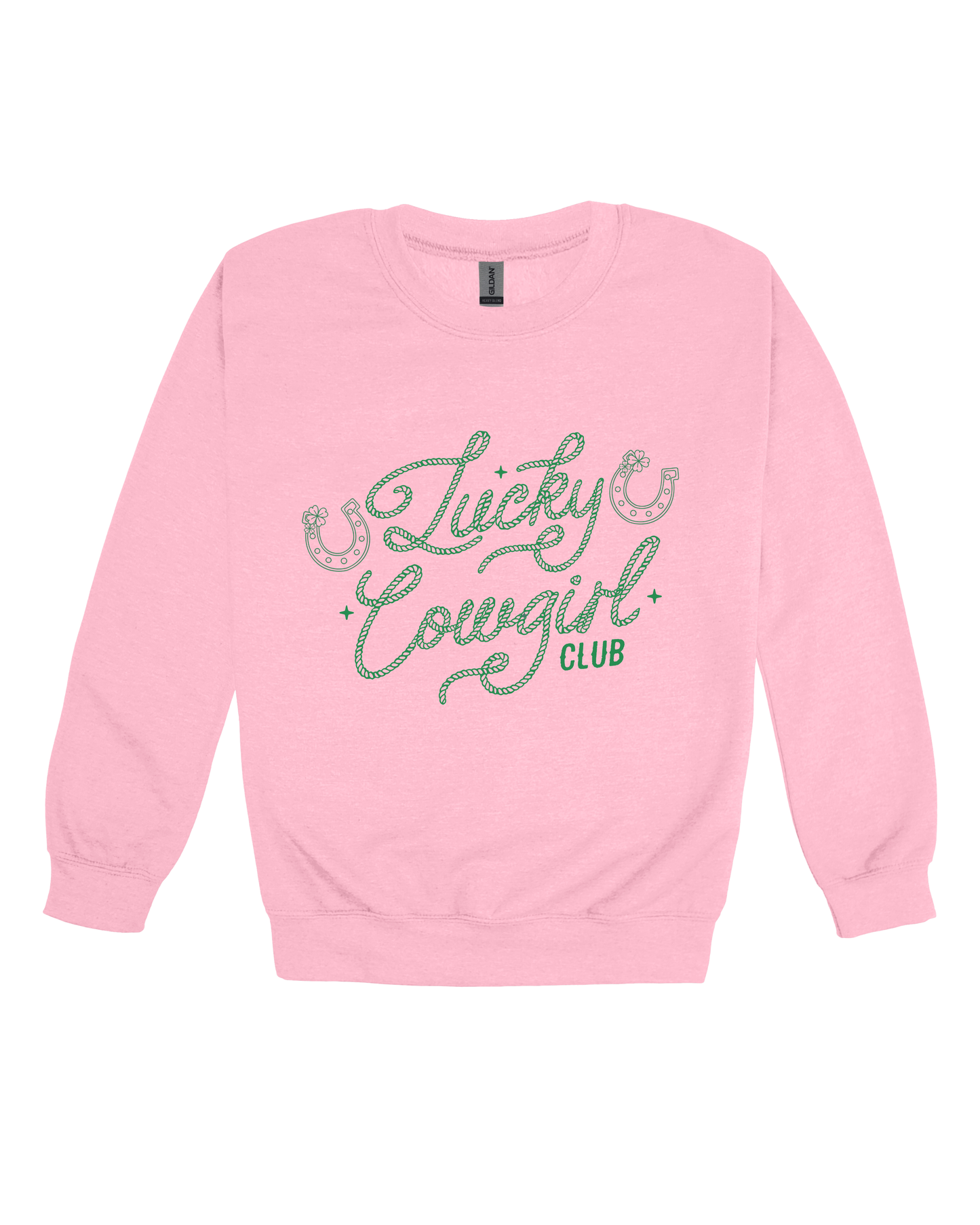 Lucky Cowgirl Club Adult Sweatshirt