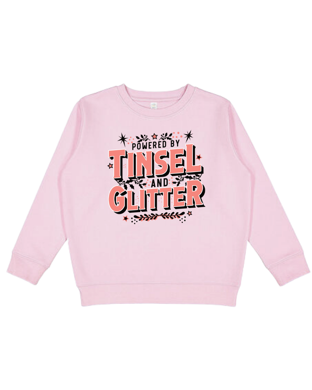 Powered By Tinsel & Glitter Youth Sweatshirt