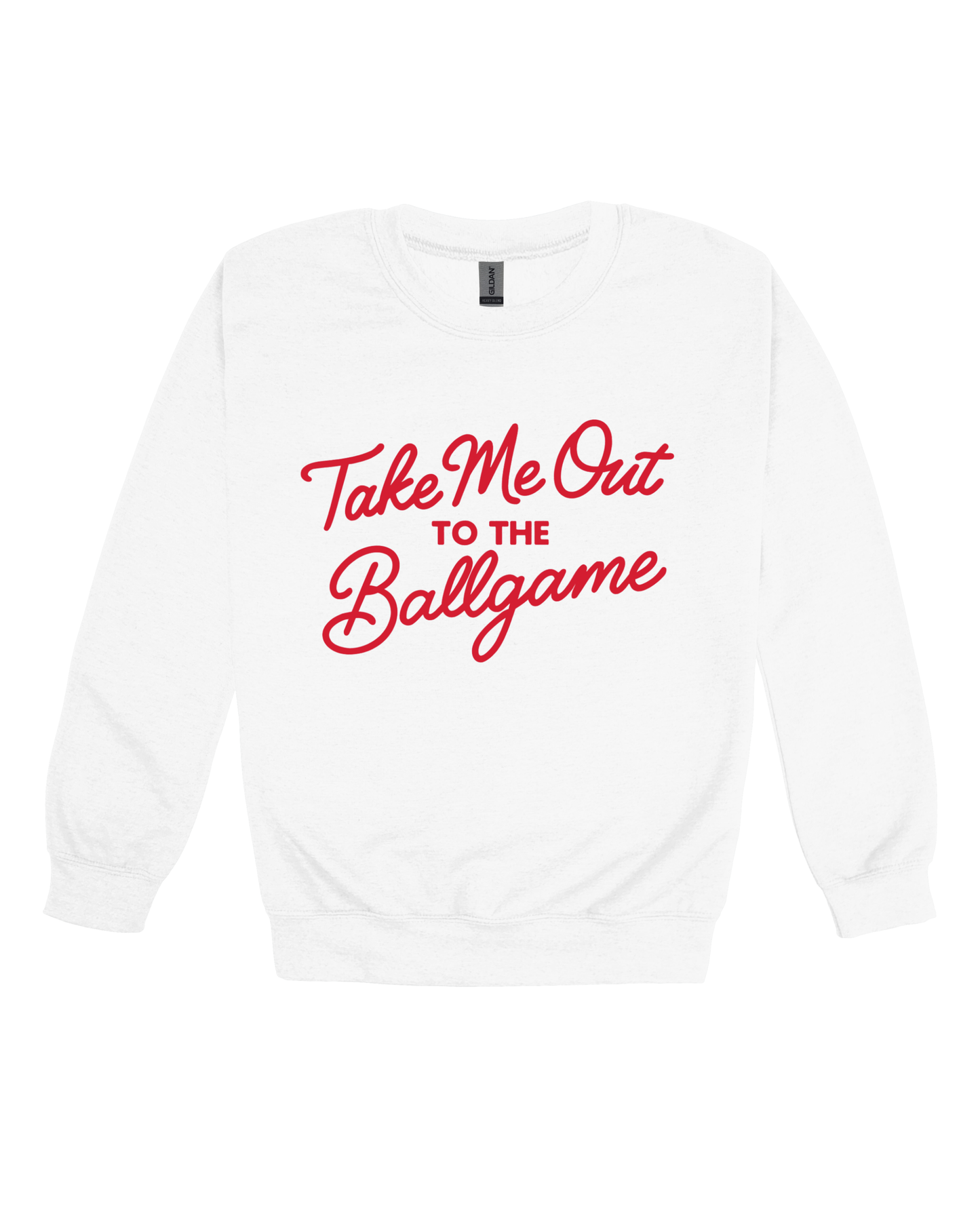 Take Me Out To The Ballgame Adult Sweatshirt