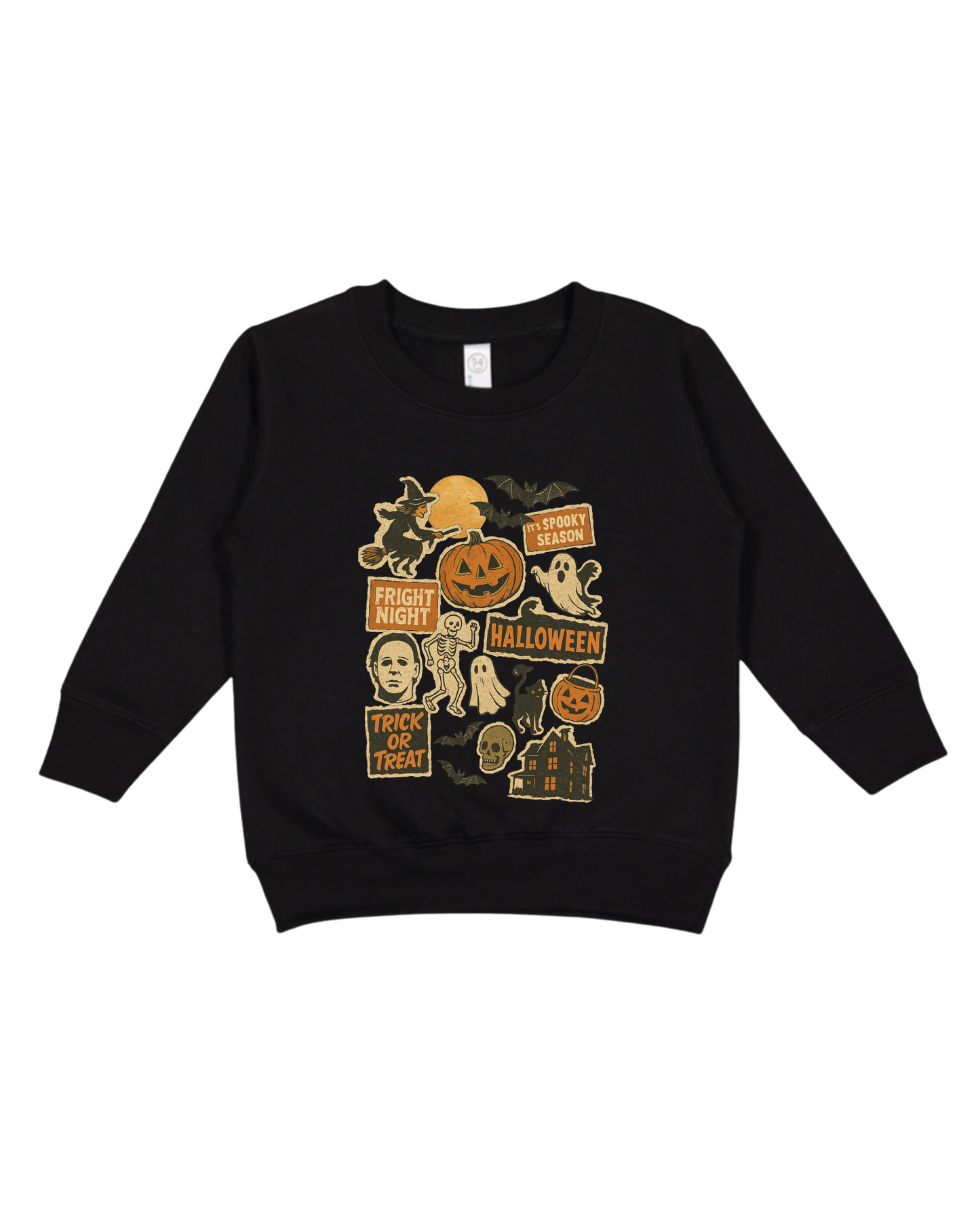 Vintage Halloween Charms Toddler Sweatshirt