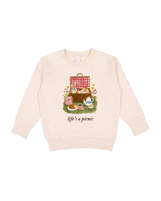 Life’s A Picnic Toddler Sweatshirt