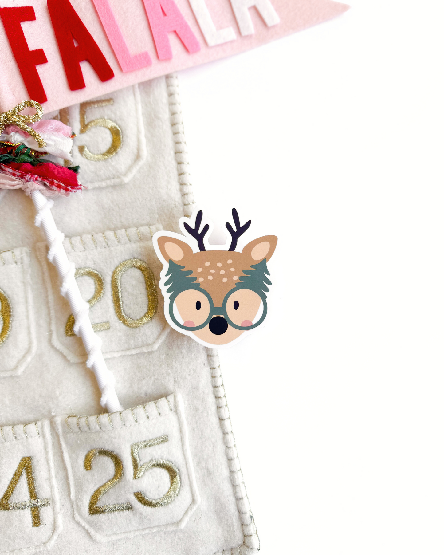 Christmas Reindeer Vinyl Sticker