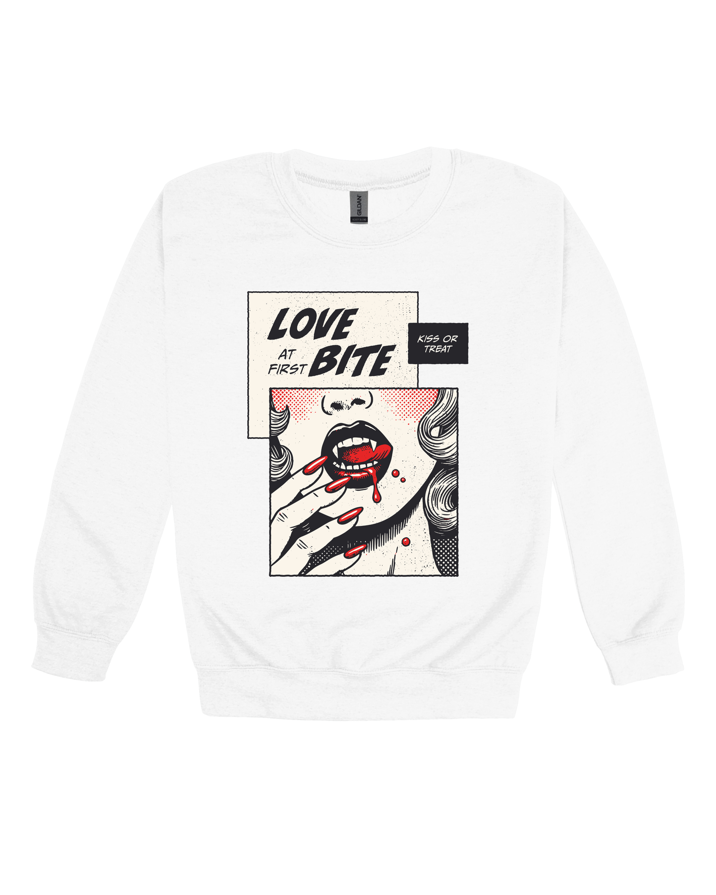 Love At First Bite Adult Sweatshirt