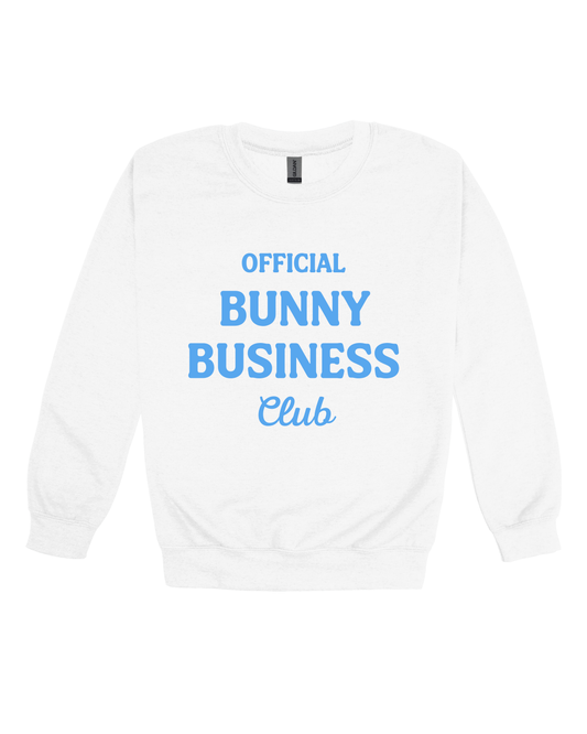 Official Bunny Business Club Youth Sweatshirt