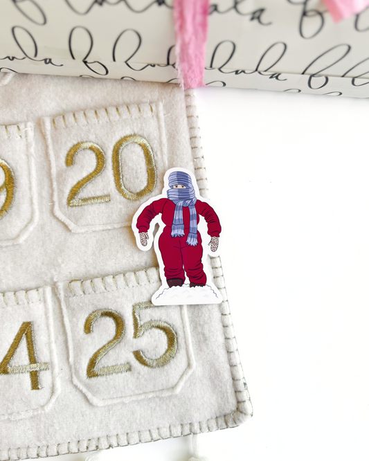 A Christmas Story Randy Vinyl Sticker