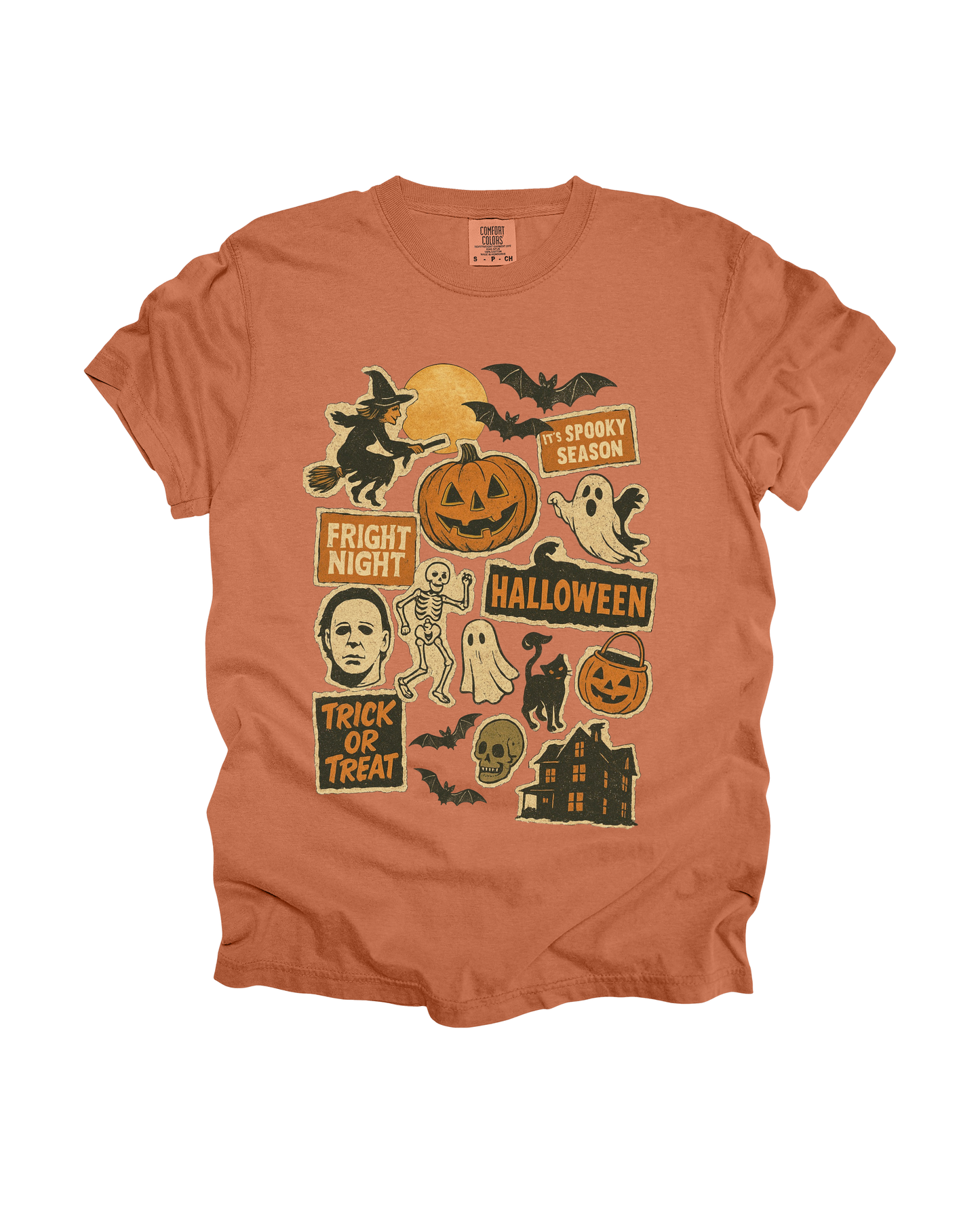 Vintage Halloween Charms Adult Tee