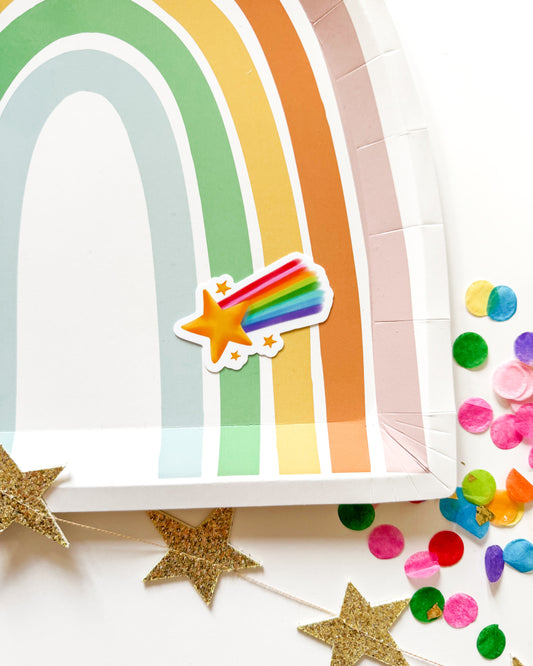 Shooting Star Vinyl Sticker