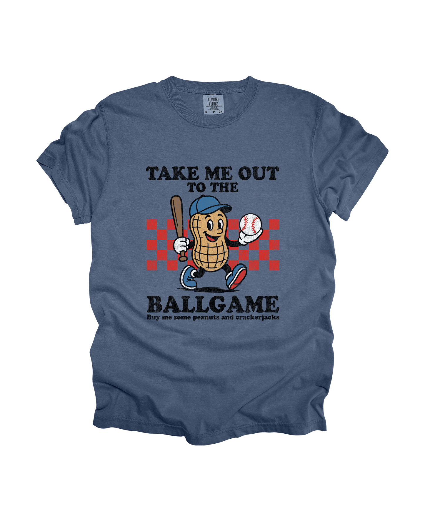 Take Me Out To The Ballgame Adult Tee
