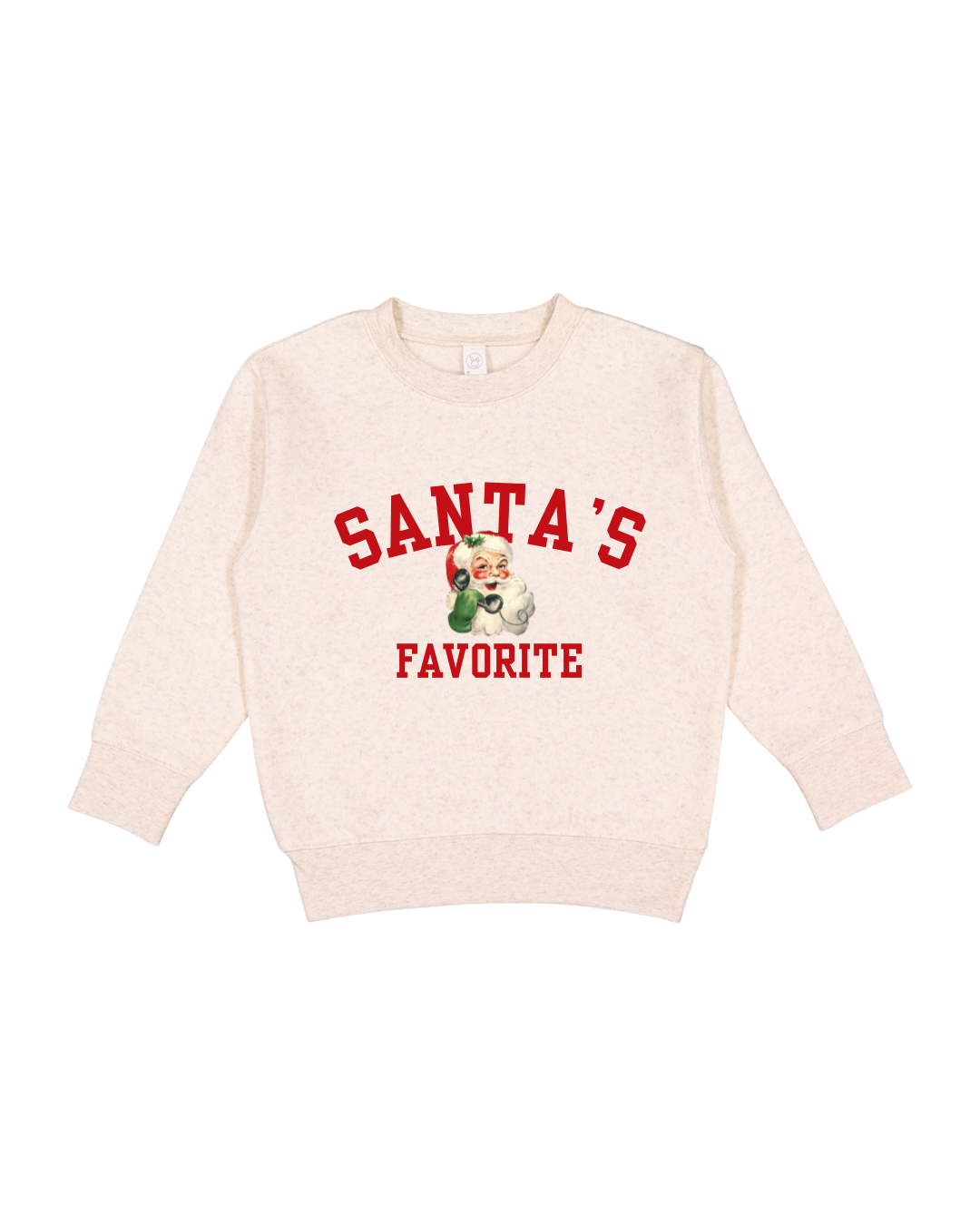 Santa’s Favorite Toddler Sweatshirt