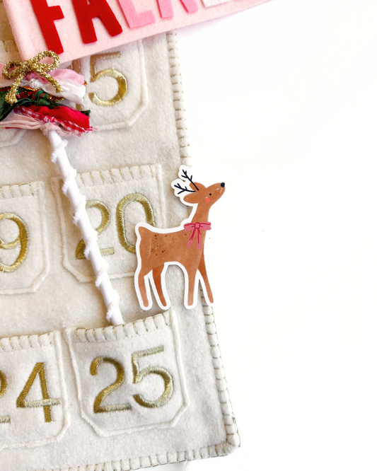 Christmas Reindeer Vinyl Sticker