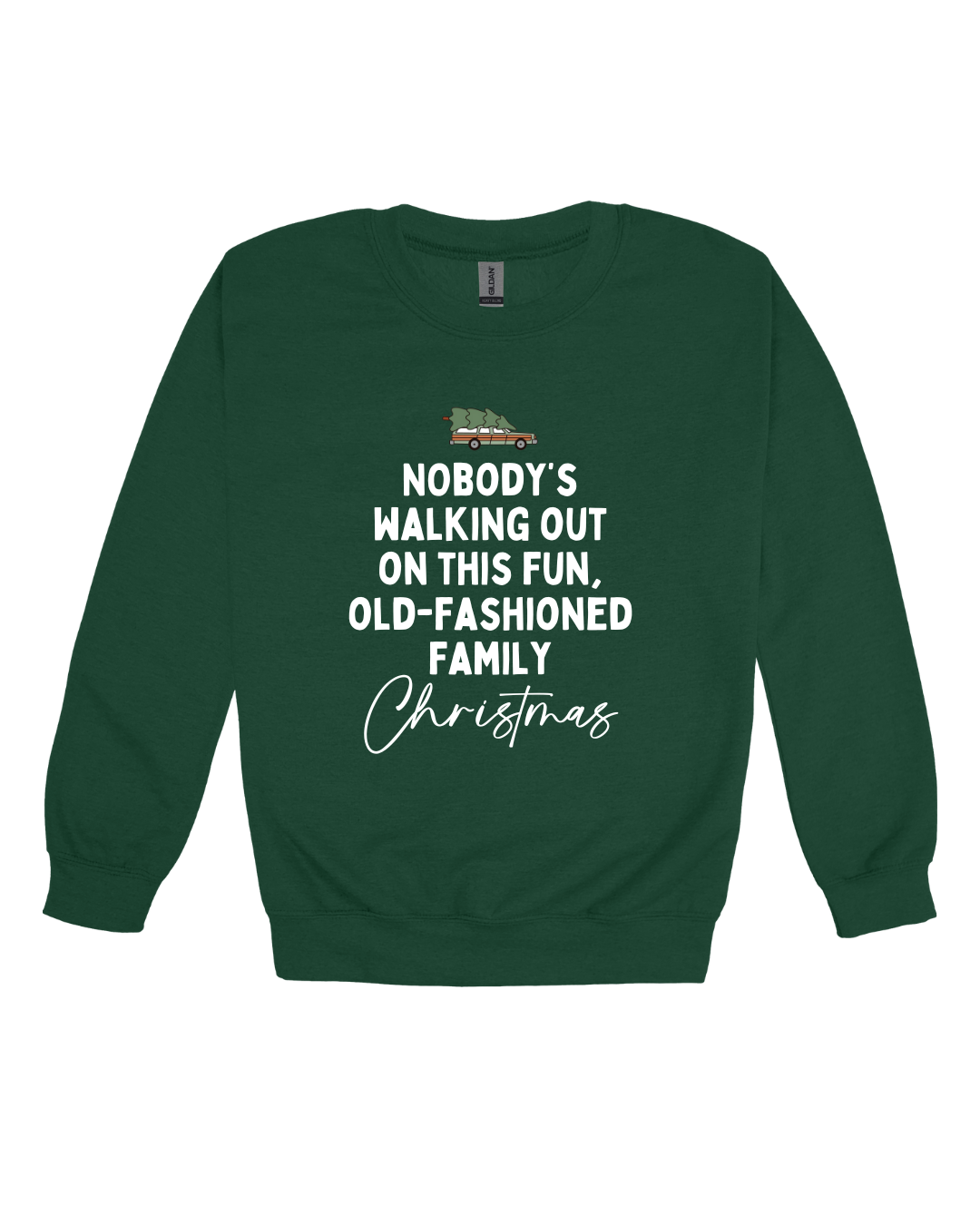 Old-Fashioned Family Christmas Adult Sweatshirt