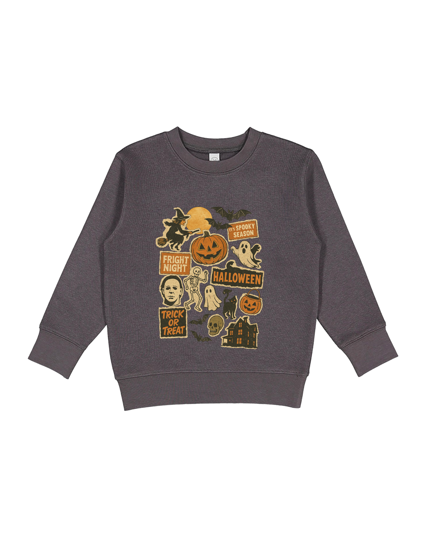 Vintage Halloween Charms Toddler Sweatshirt