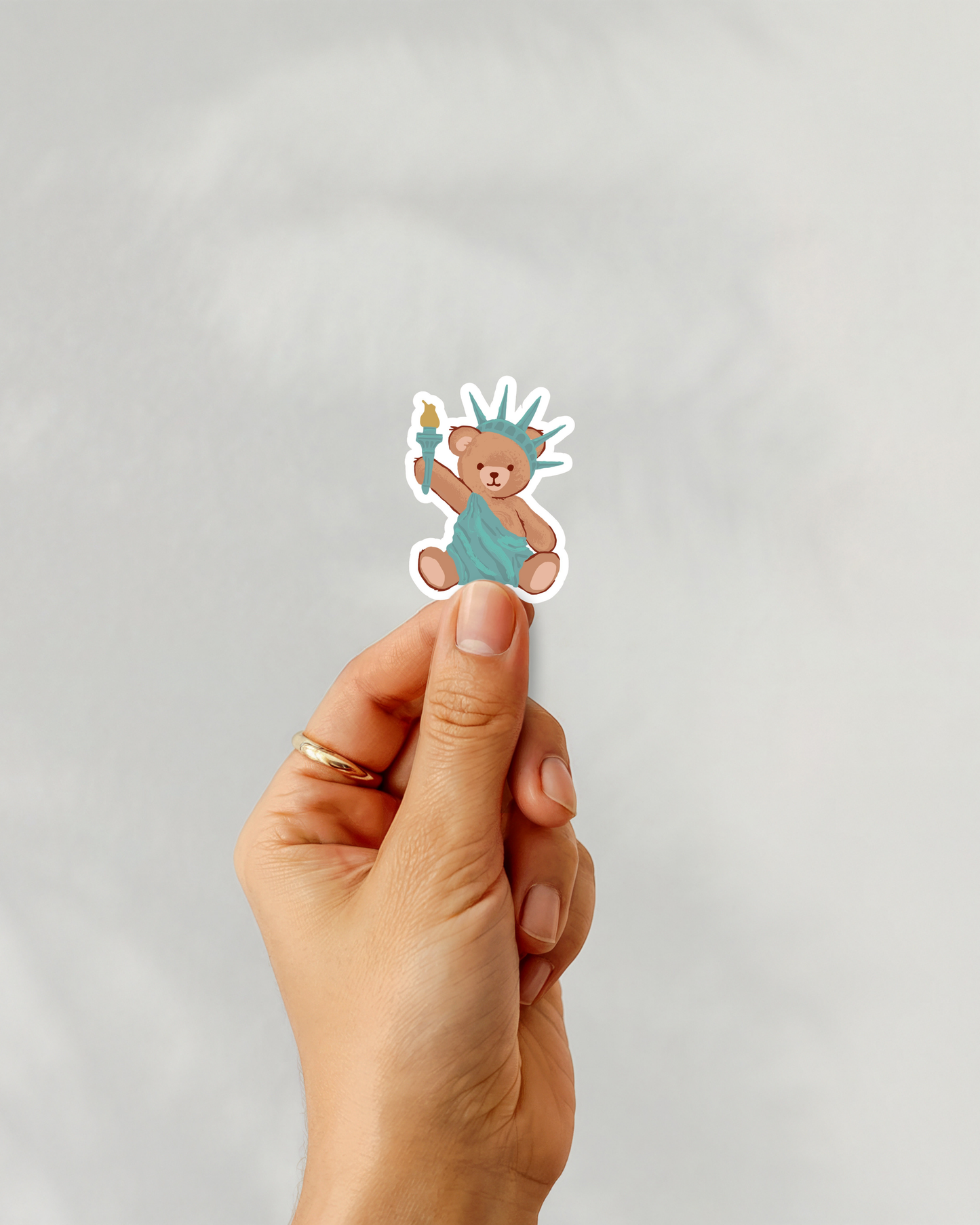 Liberty Bear Vinyl Sticker
