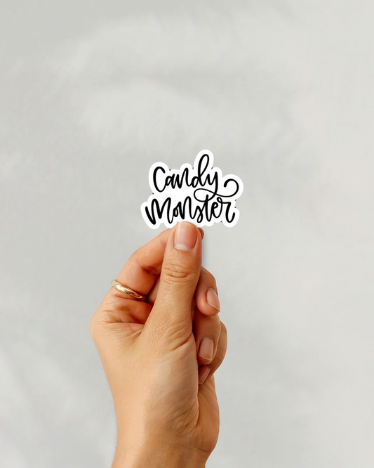 Candy Monster Vinyl Sticker
