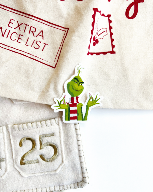 The Grinch Vinyl Sticker