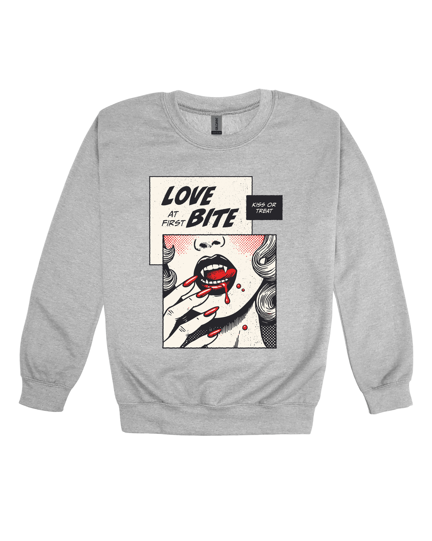 Love At First Bite Adult Sweatshirt