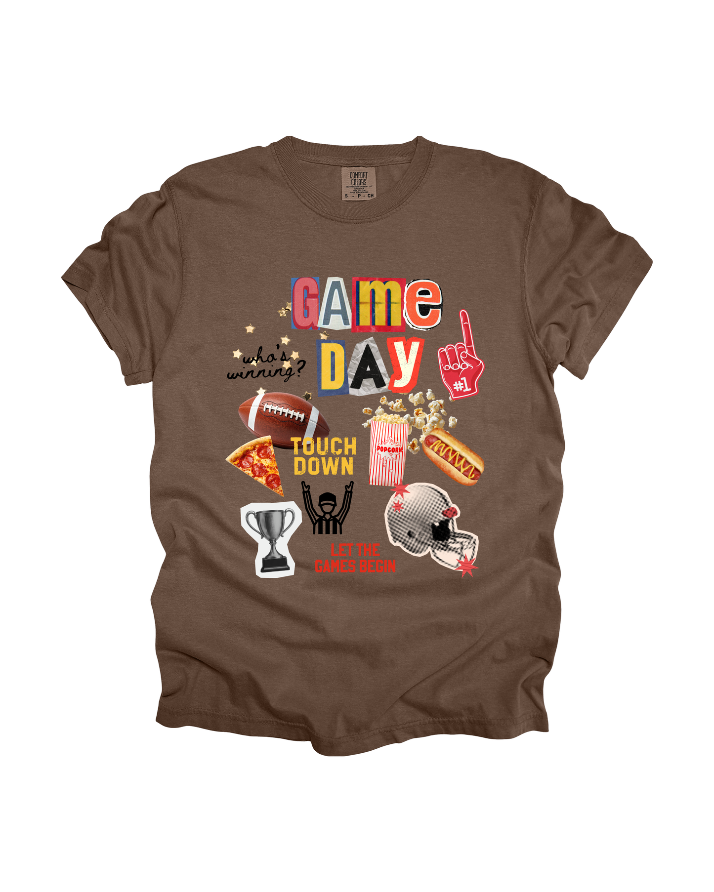Game Day Collage Adult Tee