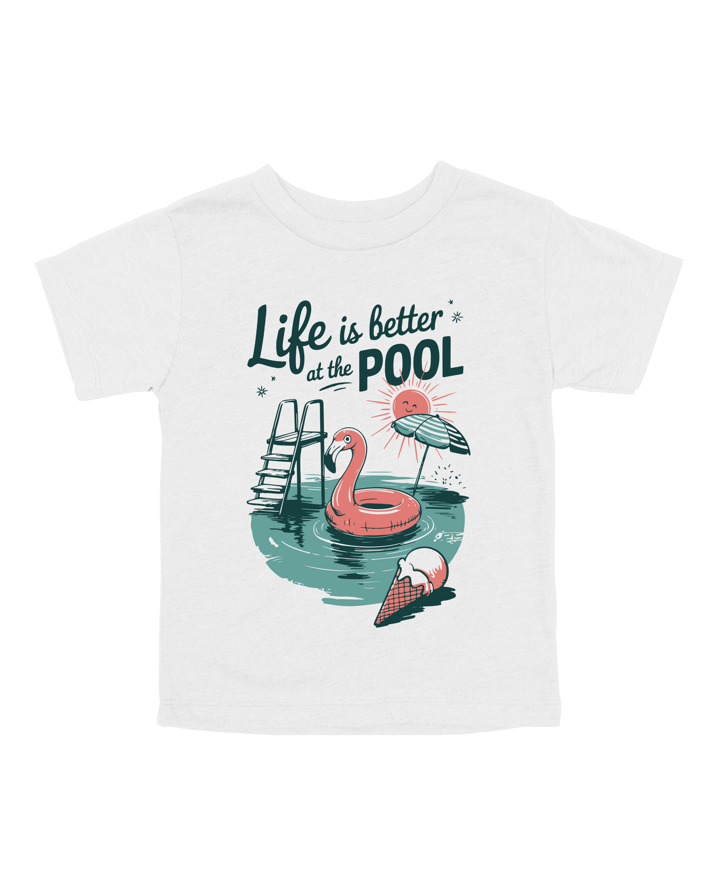Life Is Better At The Pool Youth Tee