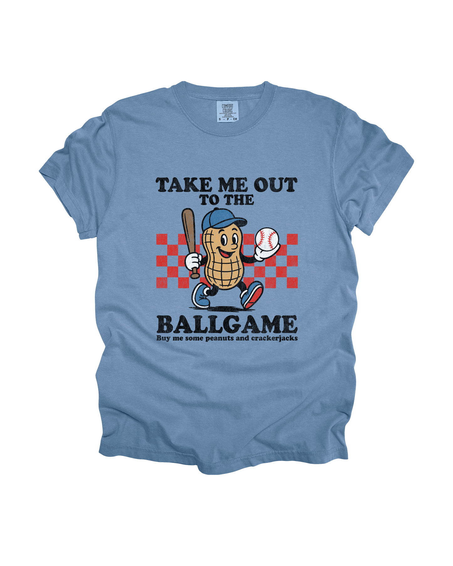 Take Me Out To The Ballgame Adult Tee