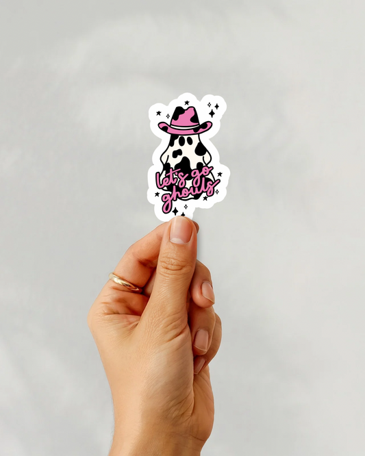 Let’s Go Ghouls Vinyl Sticker