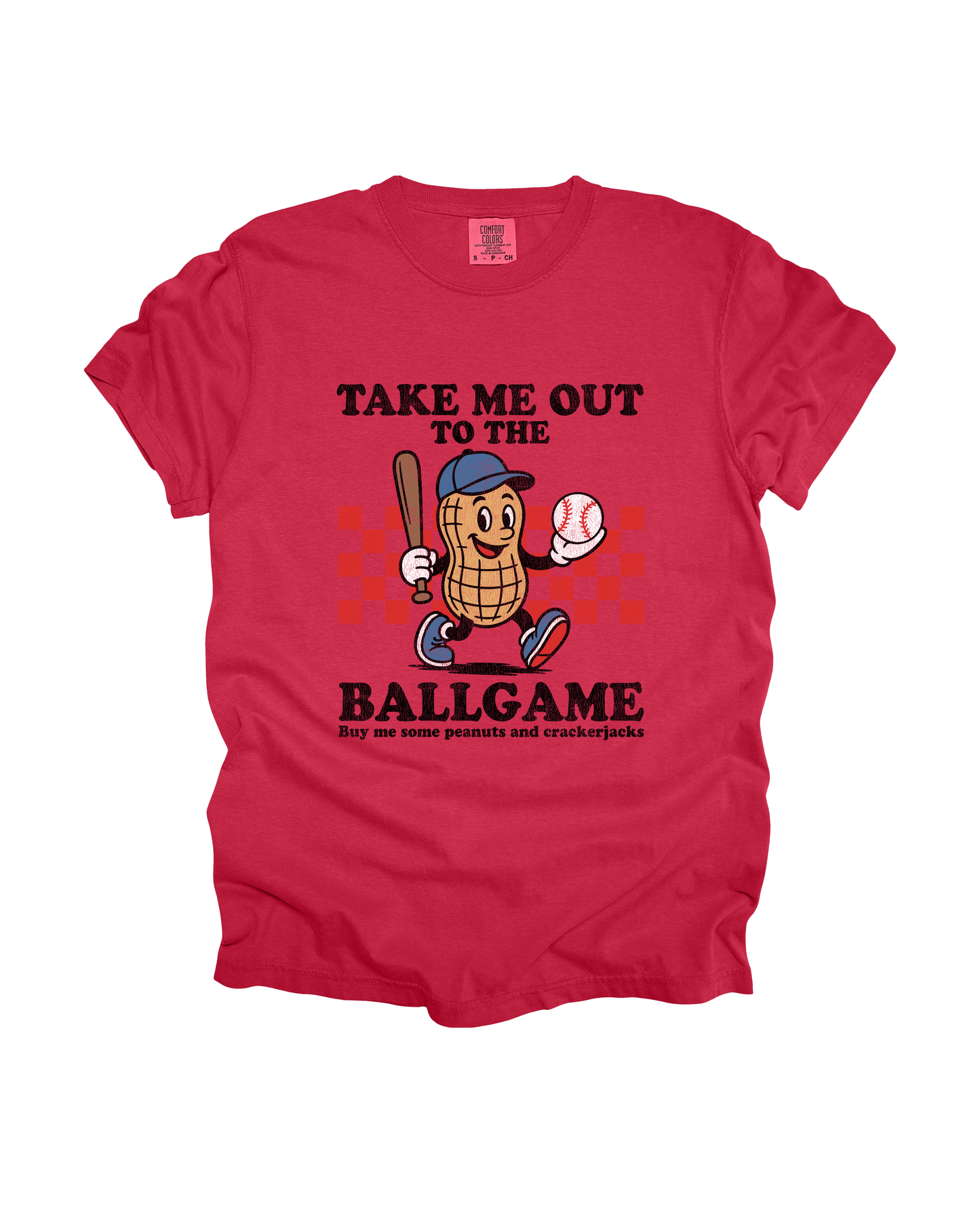 Take Me Out To The Ballgame Adult Tee