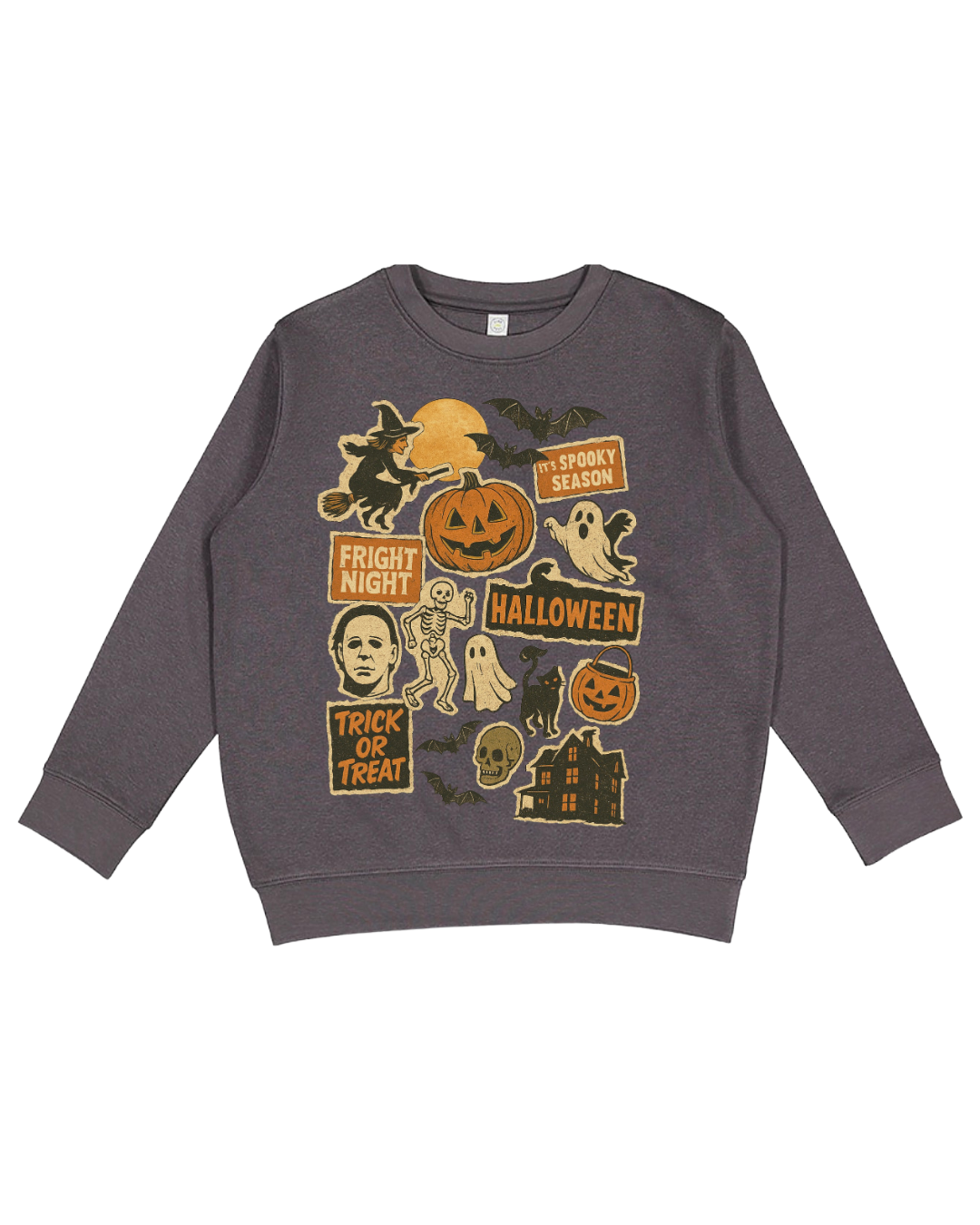Vintage Halloween Charms Youth Sweatshirt